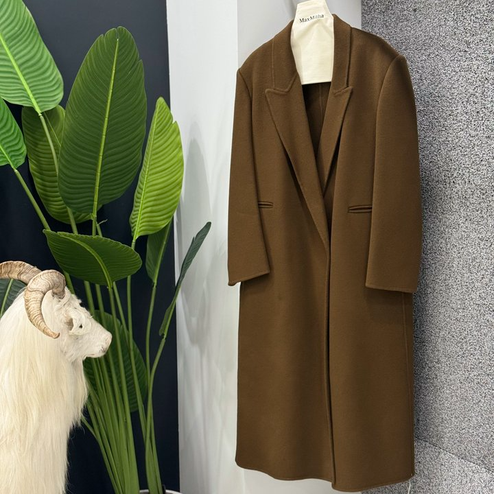 罗皙LuoXi罗皙-23210冬季宽松双面羊毛大衣女韩系高级感西装外套