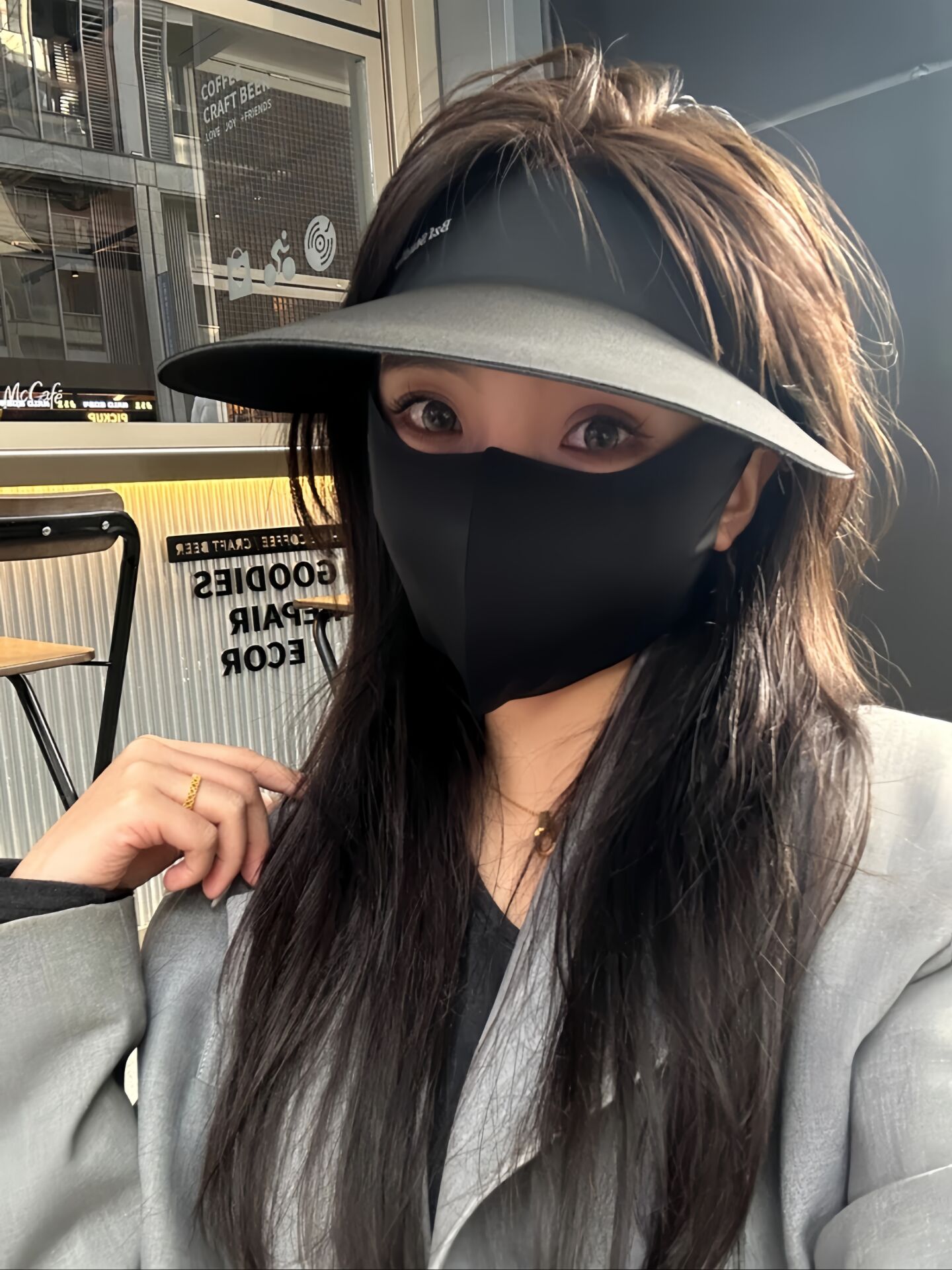 【直播间同价】珍妮无痕防晒帽遮阳防紫外线夏季户外遮脸帽子太阳帽