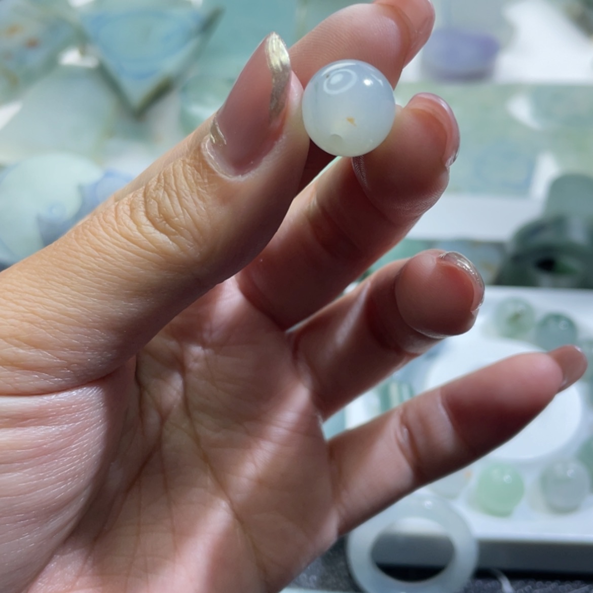 【闪购商品】翡翠戒指未镶嵌飘*