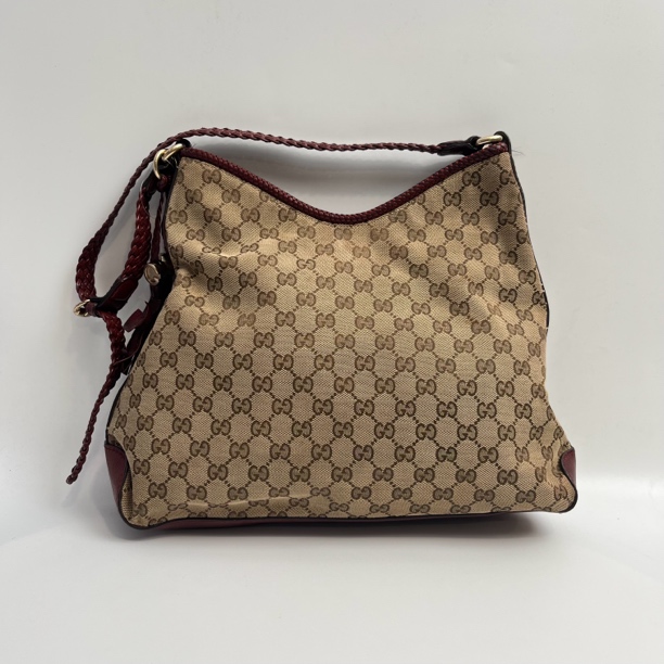 95新 GUCCI/古驰 帆布单肩包81720