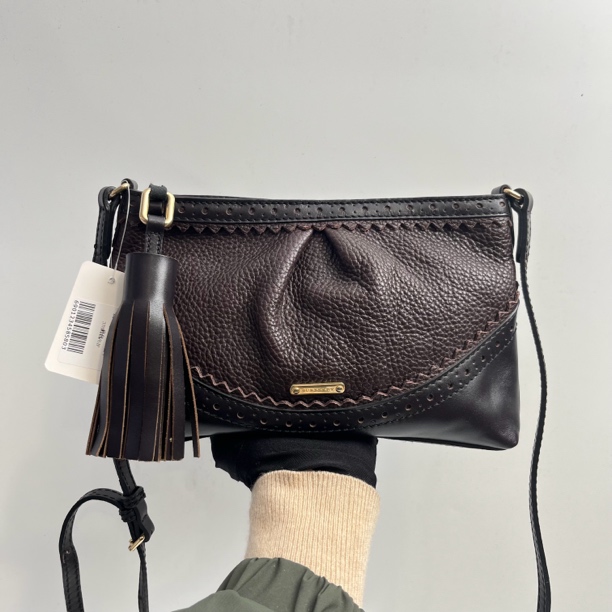95新 BURBERRY/博柏利 流苏单肩包85803