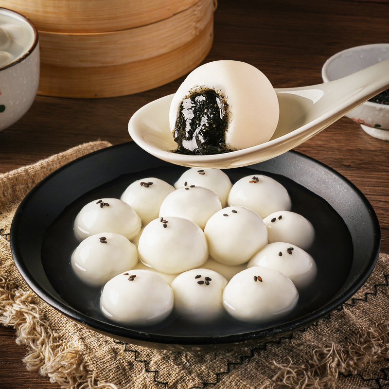 沈大成 水磨（荠菜肉&芝麻）大汤圆