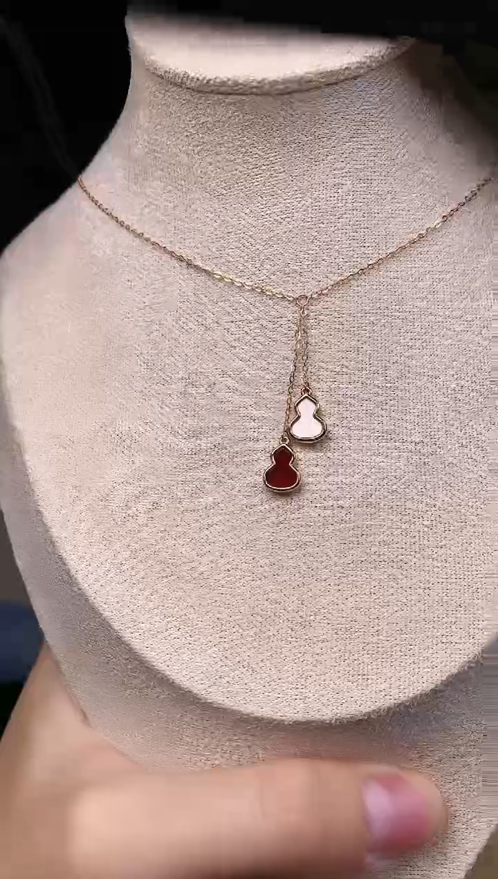 【闪购商品】贝壳（贝母）项链18K金镶嵌.