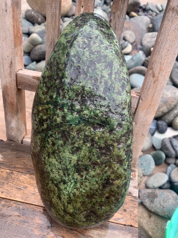 西藏药王石摆件一物一图