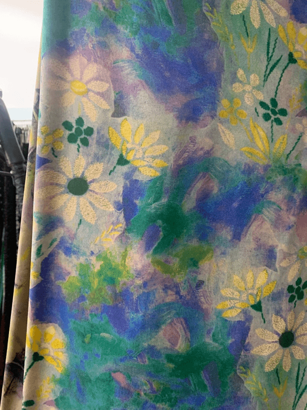 扎染 绿色  布料  