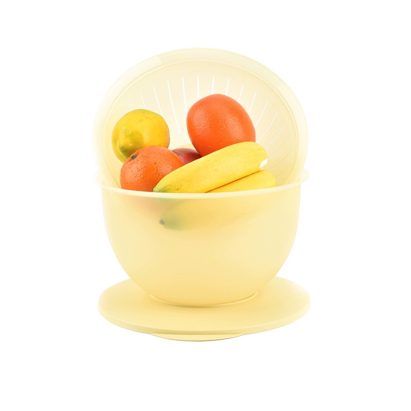 方便奇妙果菜篮发面盆4.3升水果盆滤水盆清洗