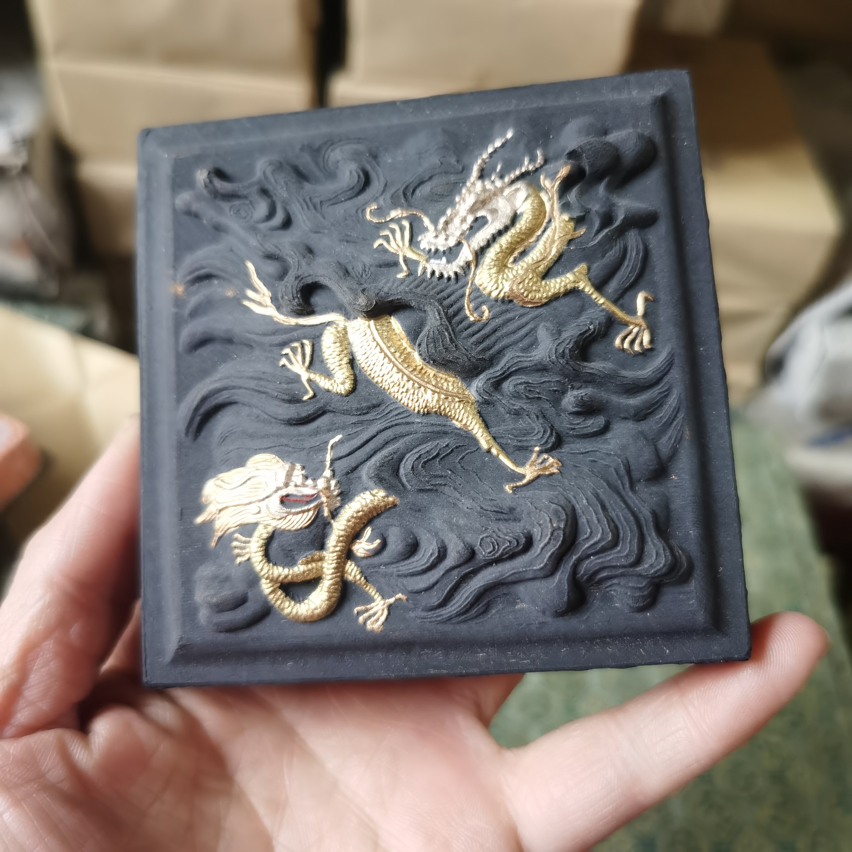 80初期天府永藏仿古松烟墨