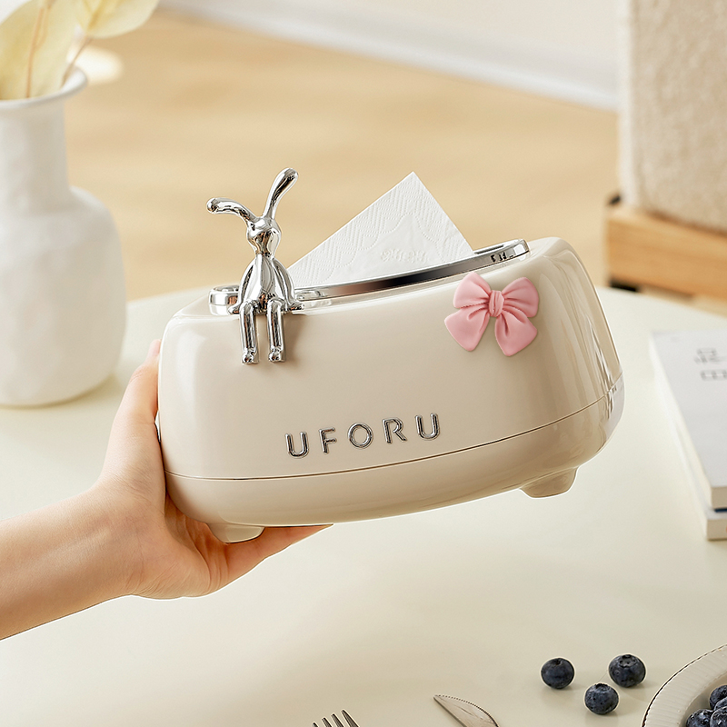 橱明星纸巾盒客厅高档轻奢风家用简约收纳盒高颜值创意抽纸盒置物