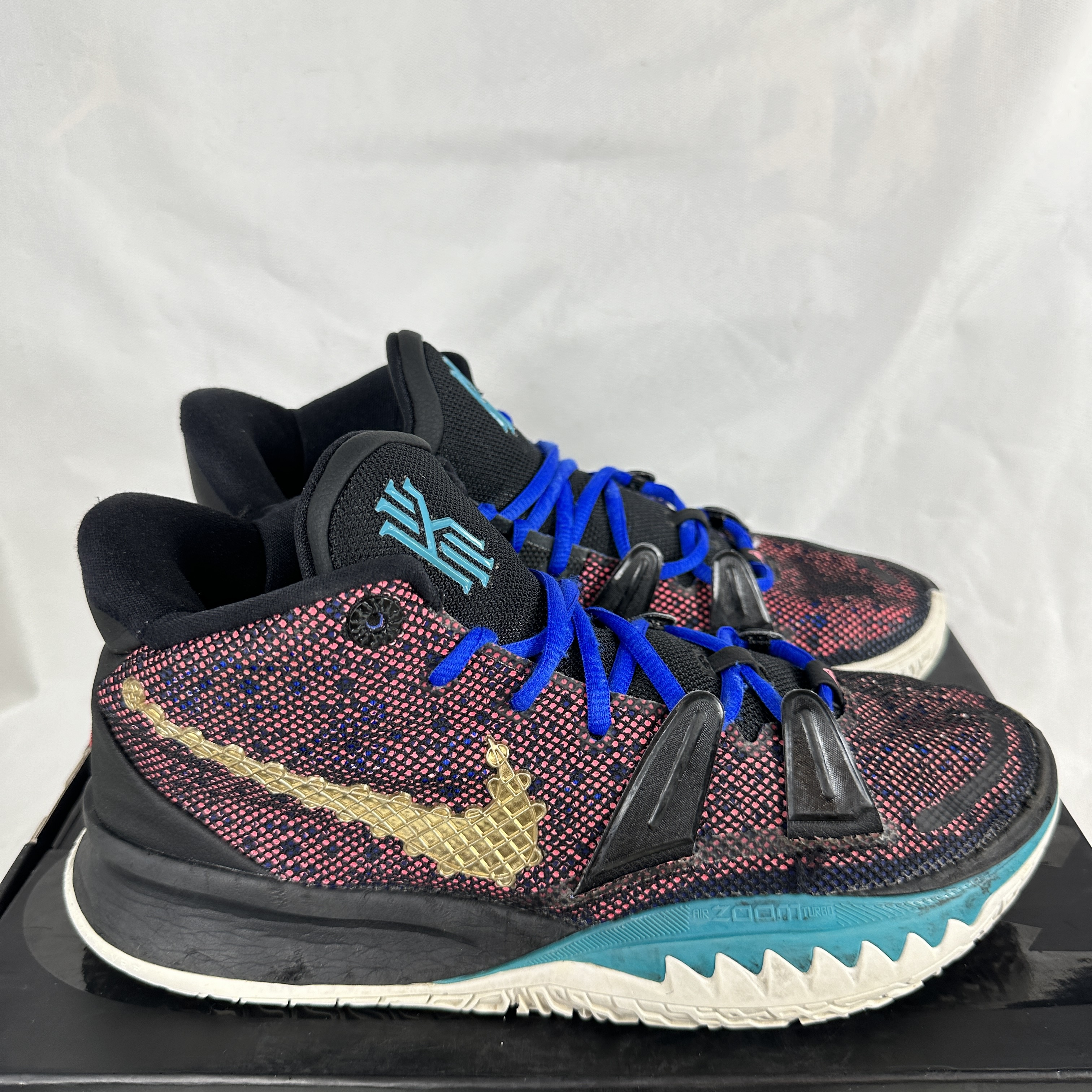 90新 NIKE/耐克 42.5码 欧文7 篮球鞋 无盒