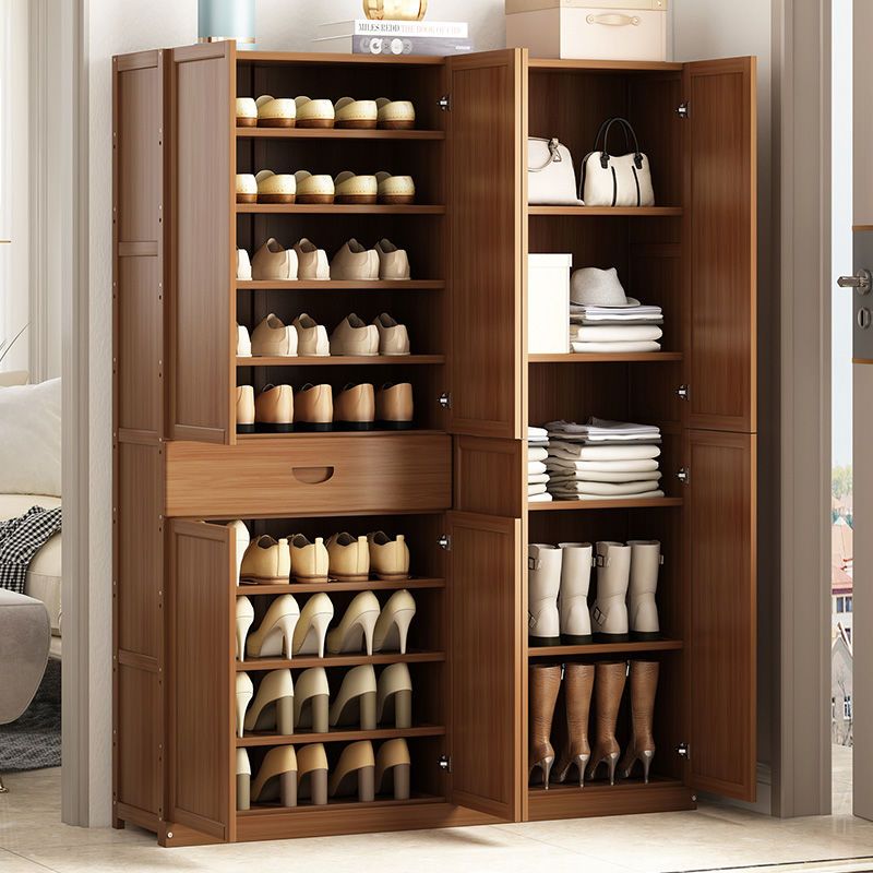【小扬哥推荐】简易鞋柜实木家用门口多层鞋架大容量置物架室内好