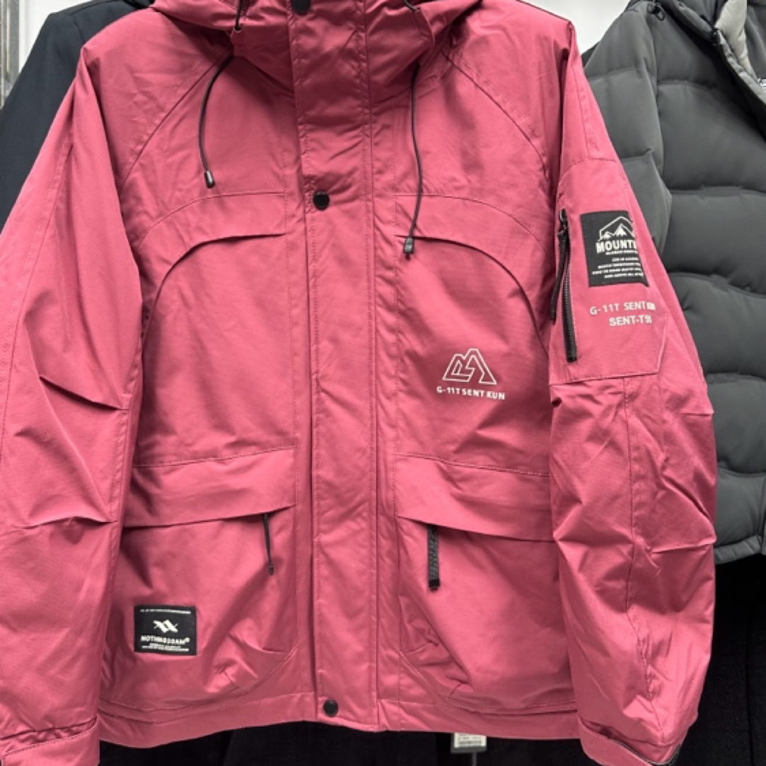 2024新款工装服男女同款保暖男士女款男款时尚户外休闲连帽情侣