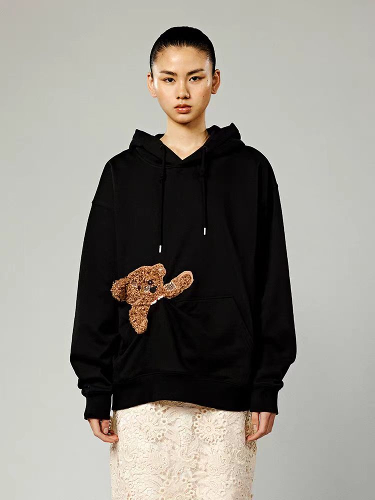 UOOYAA/乌丫2024秋季新款「天真的岁月」系列趣味小狗连帽卫衣1799