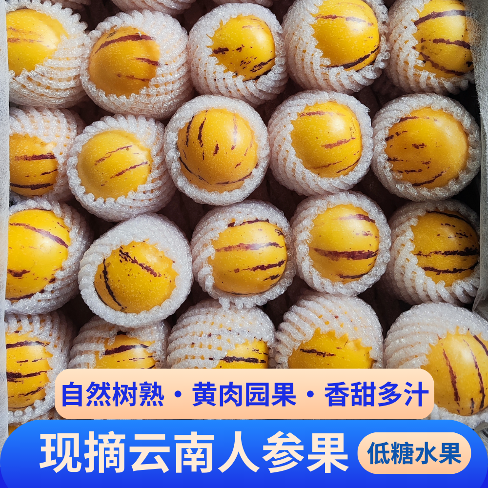 云南特产石林人参果产地直发坏果包赔人生果云南正宗人参果黄果