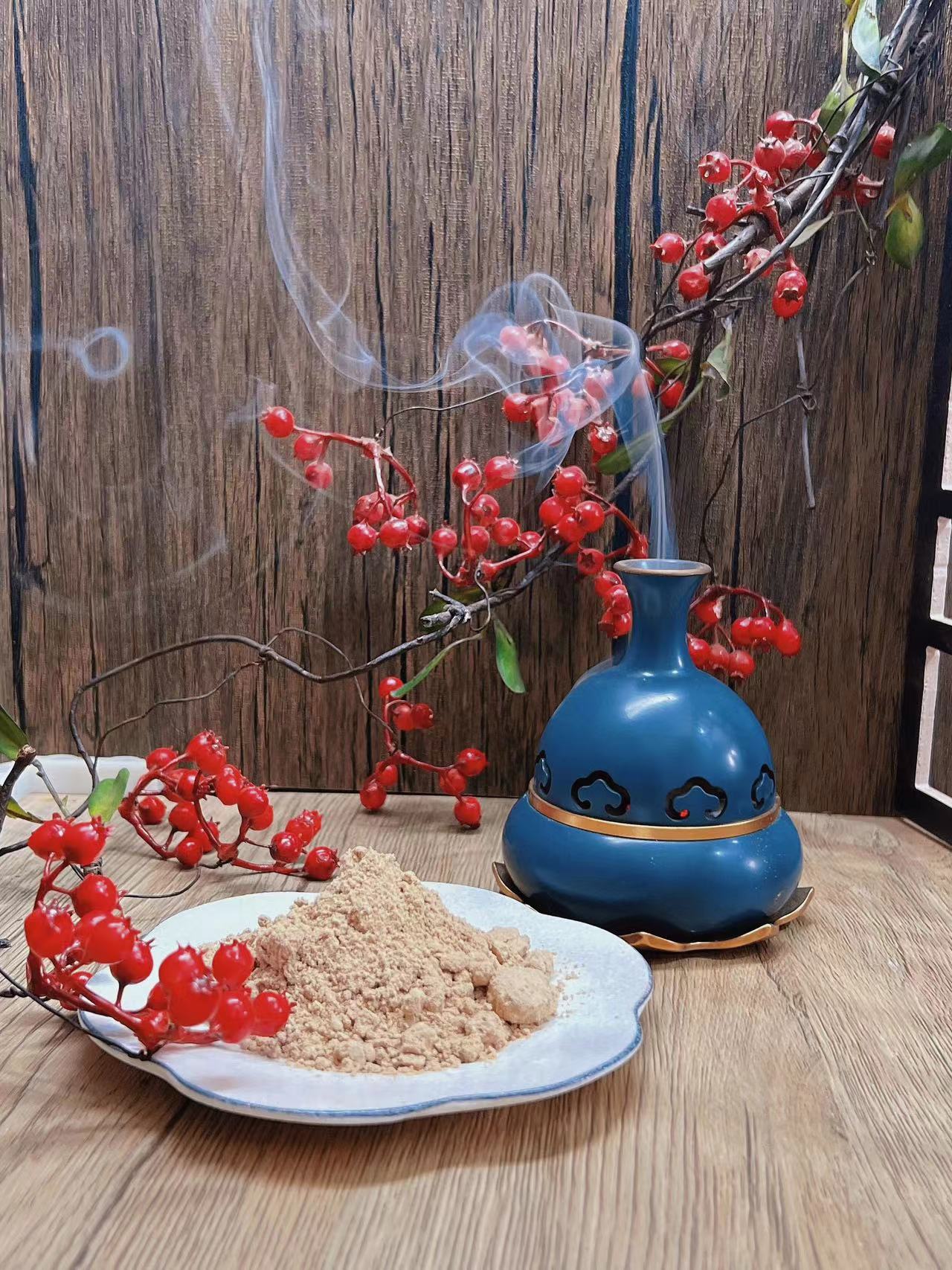 金丝楠小叶桢楠树根料香粉100g装  正宗帝王软木之首奶香韵味纯粉