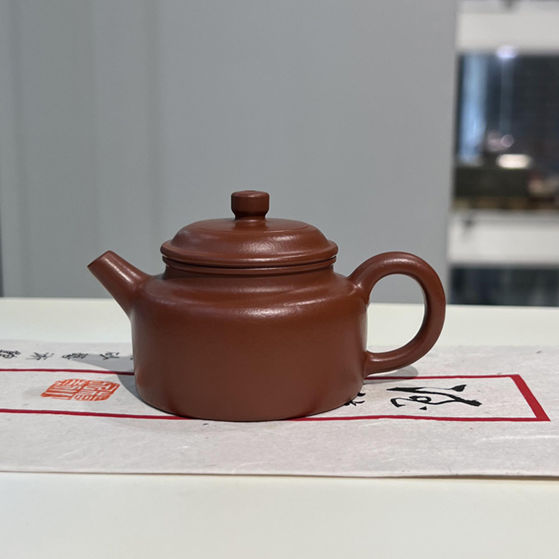 宜兴杨小泉紫砂壶德钟壶全手工小品紫砂壶光素器紫砂壶送礼紫砂壶