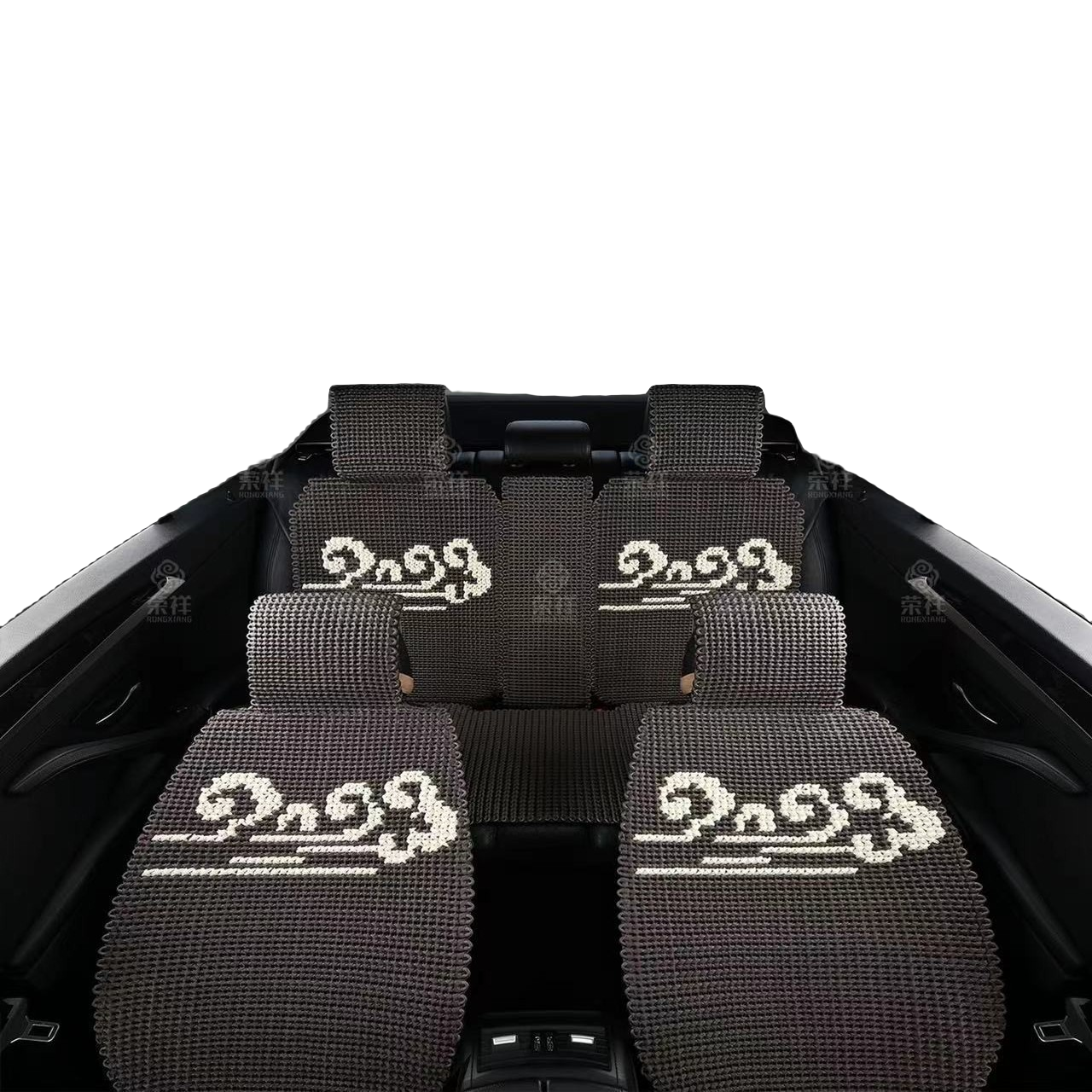 荣祥前后花形五座全车凉垫四季坐垫汽车夏季坐垫 