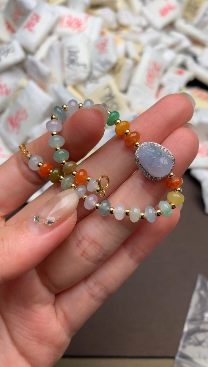 【闪购商品】翡翠手饰银S925镶嵌一      8