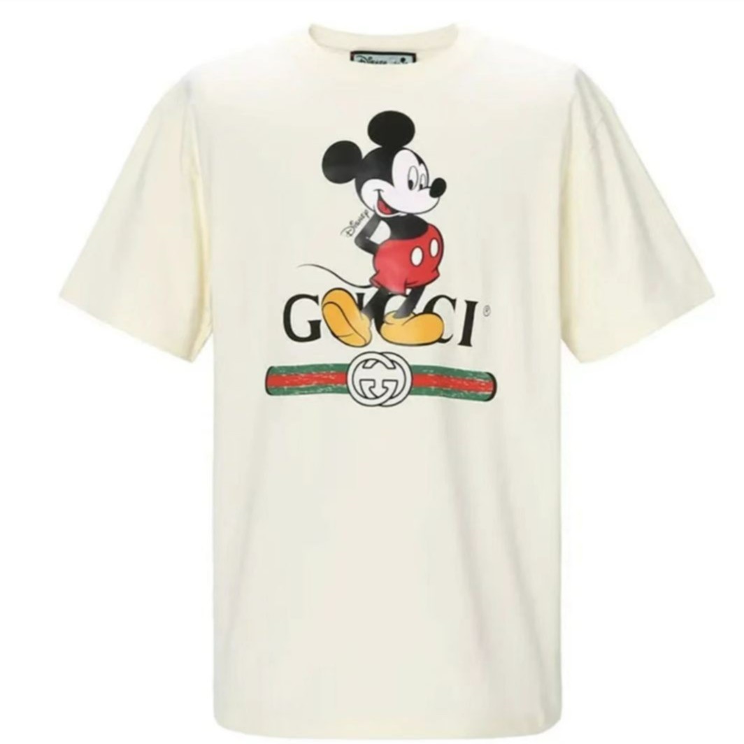 未使用 GUCCI/古驰 联名男女同款休闲短袖T恤