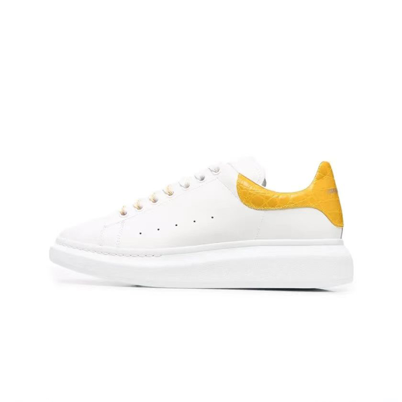 全新未使用 Alexander McQueen/亚历山大·麦昆 男式低帮休闲鞋 白