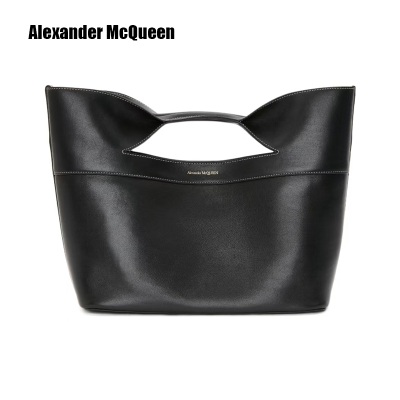 全新未使用 Alexander McQueen/亚历山大·麦昆 小牛皮手提包女款 