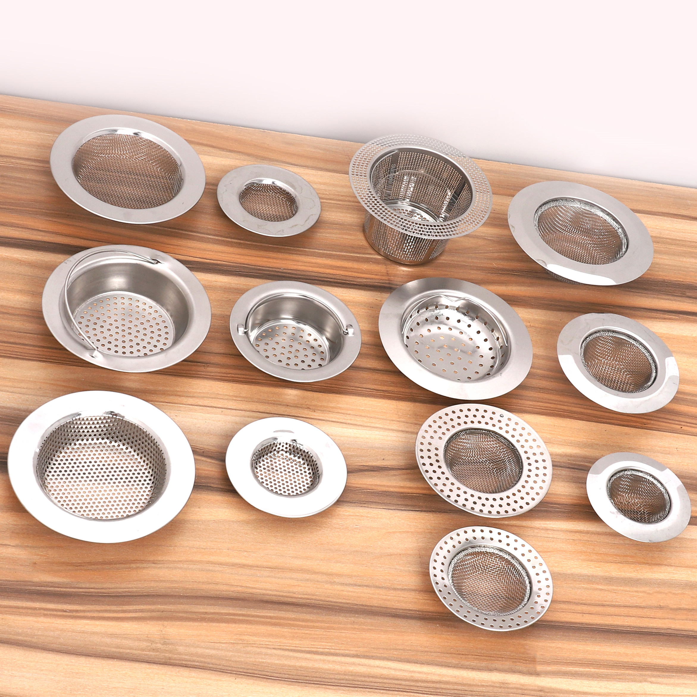 厨房水槽过滤网洗脸盆洗菜盆下水道过滤器水槽漏网浴室毛发地漏网