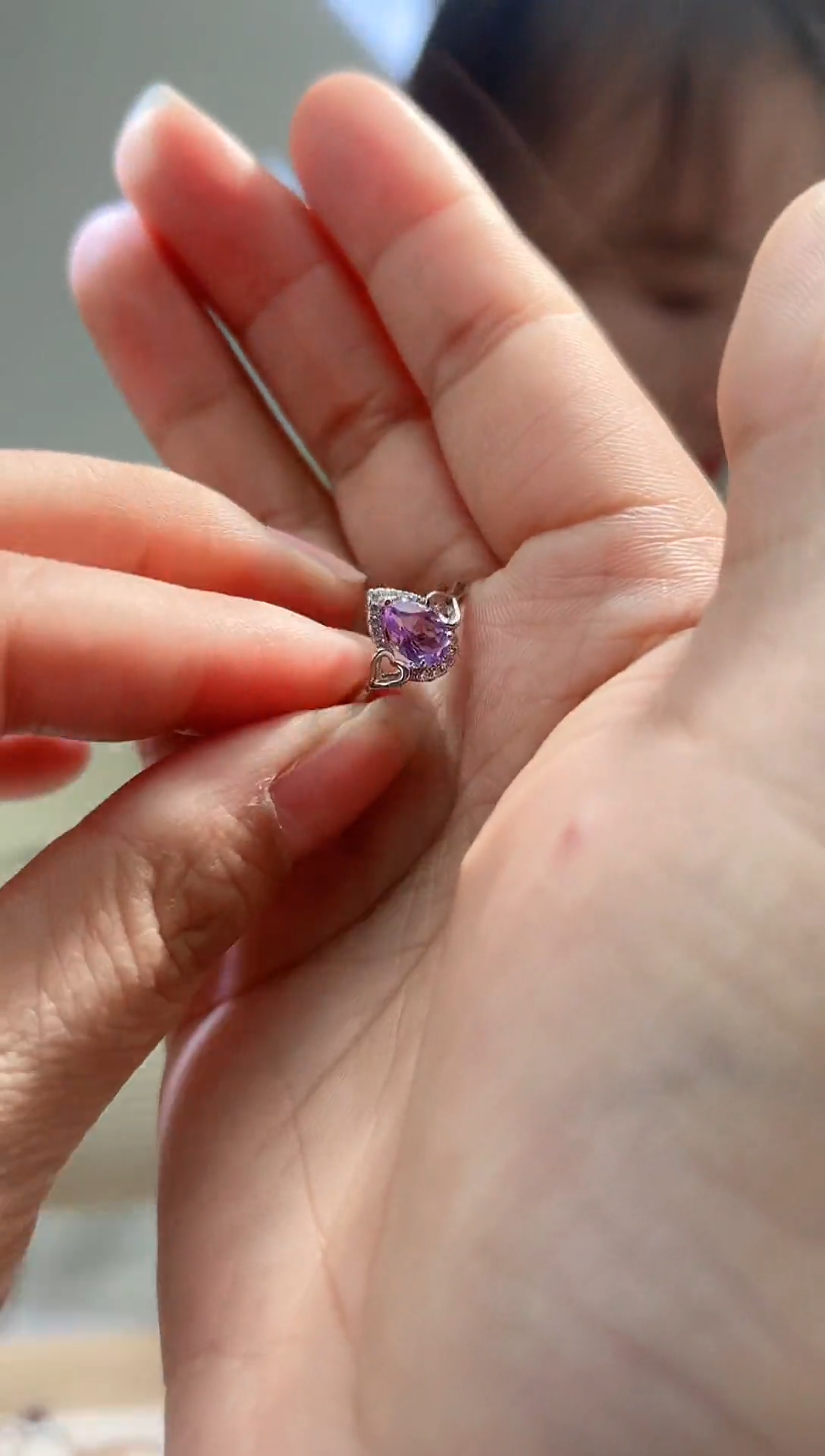 【闪购商品】烟晶戒指银S925镶嵌1