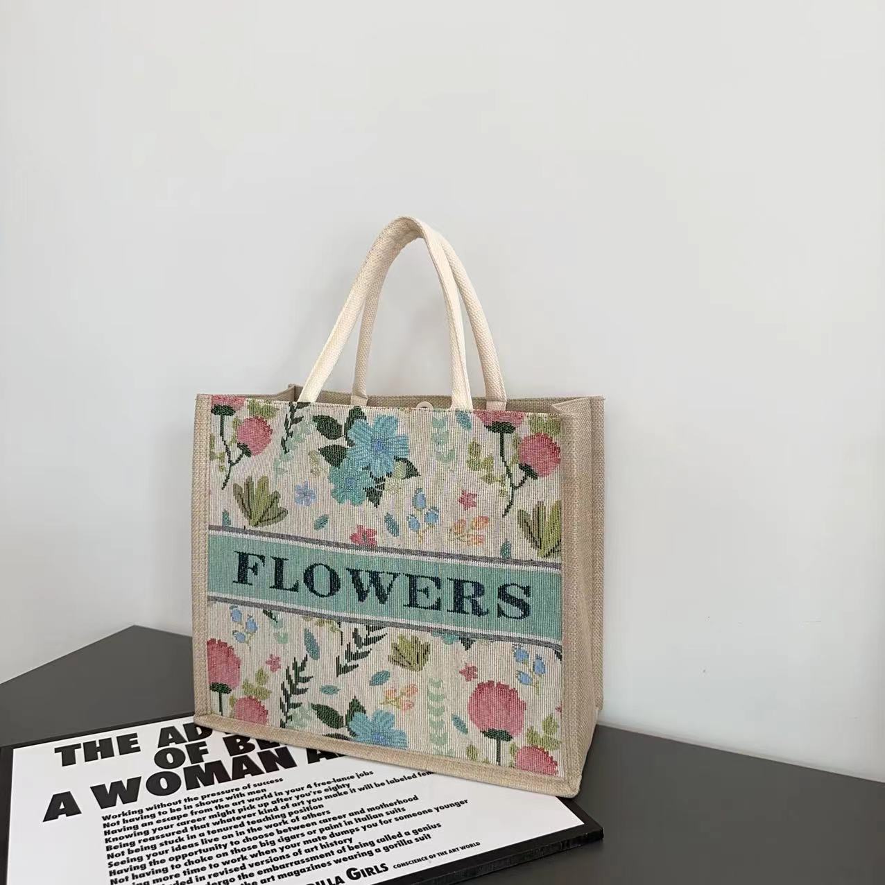 【大号】春季新款时髦好物大容量手提包外出妈咪包洋气通勤购物袋