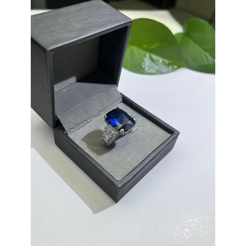 （优雅与华丽）璀璨闪耀K064蓝戒指