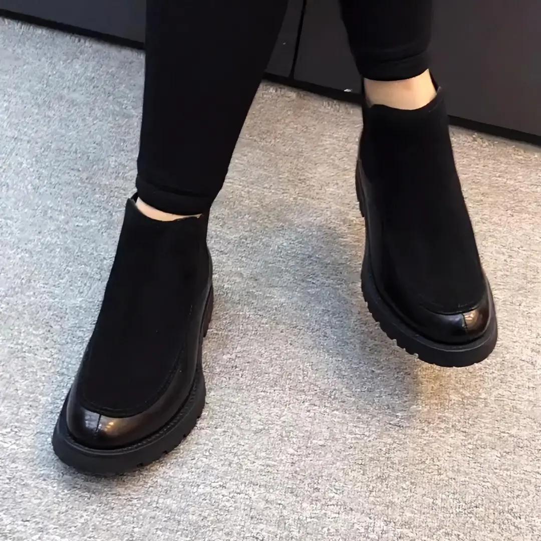 男士秋冬季新款休闲高帮马丁靴舒适帅气运动百搭休闲鞋厚底221036