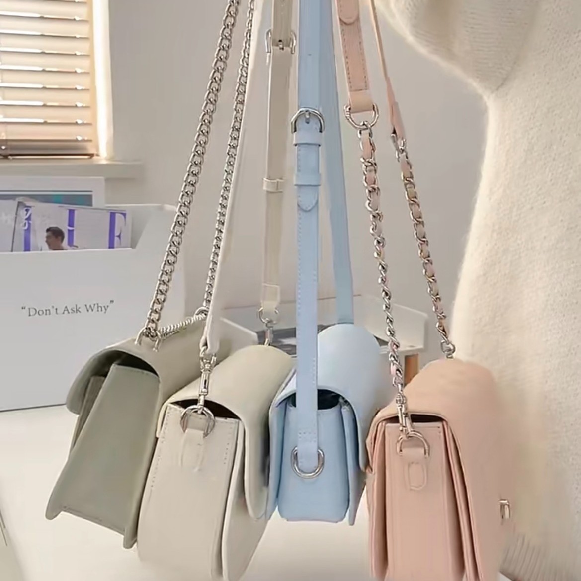 【LQ订制】手工打造真皮女士包包鸵C027T-6