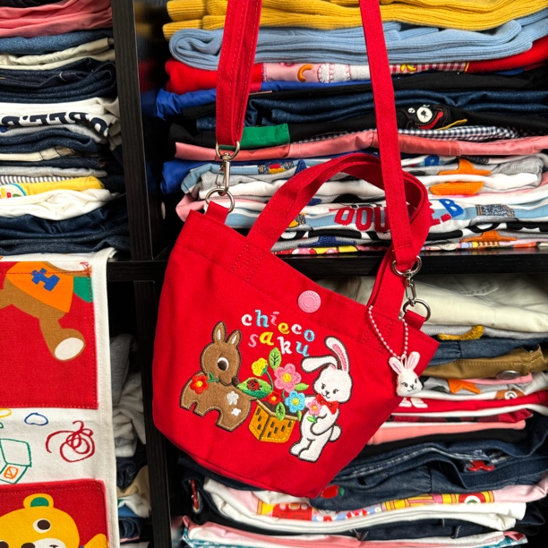 24342儿童CS兔刺绣mini两用水桶包包