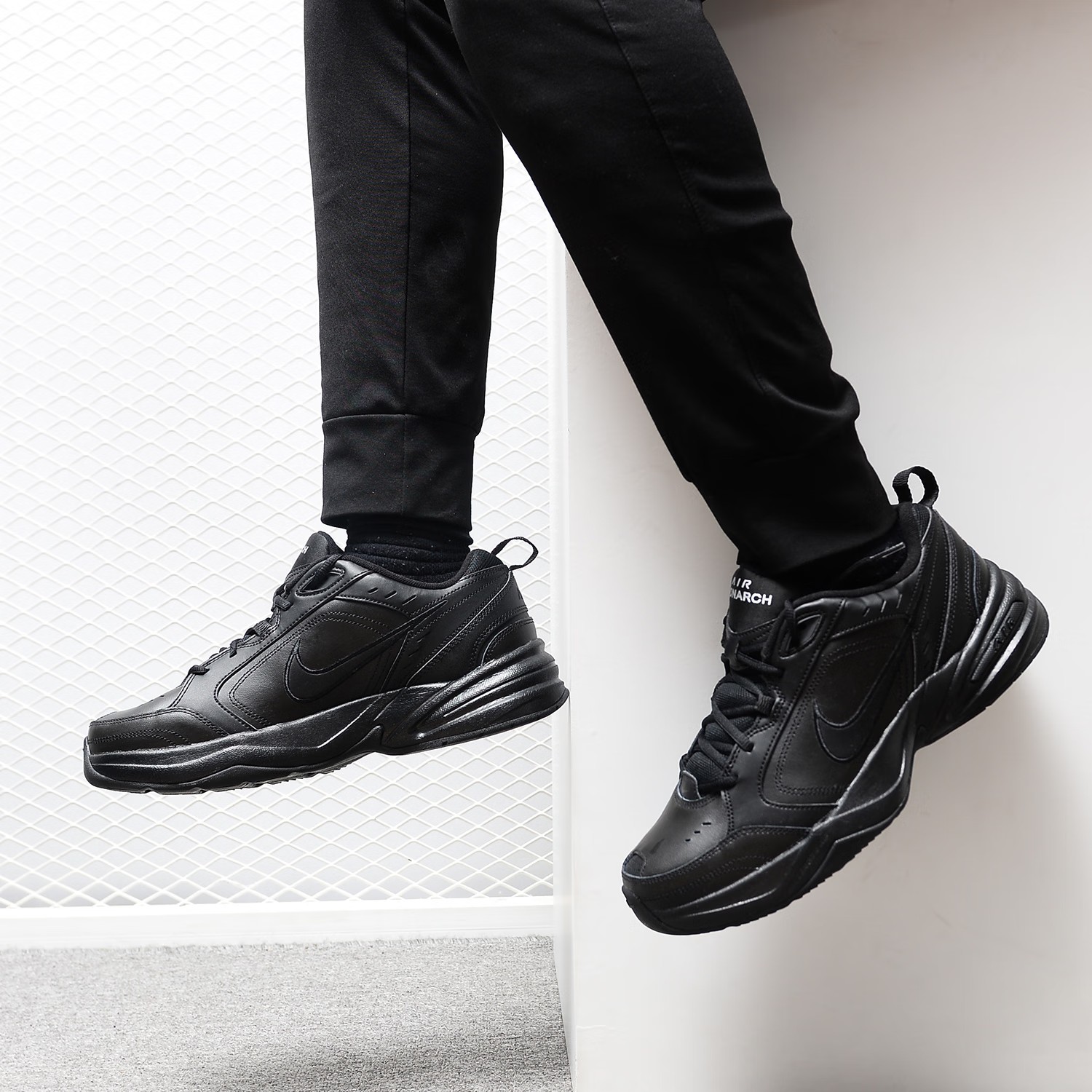 Nike耐克男鞋新款黑色时尚复古老爹鞋低帮耐磨运动鞋休闲鞋415445