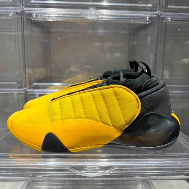 90新  41码 二手 无盒 哈登7黑黄 