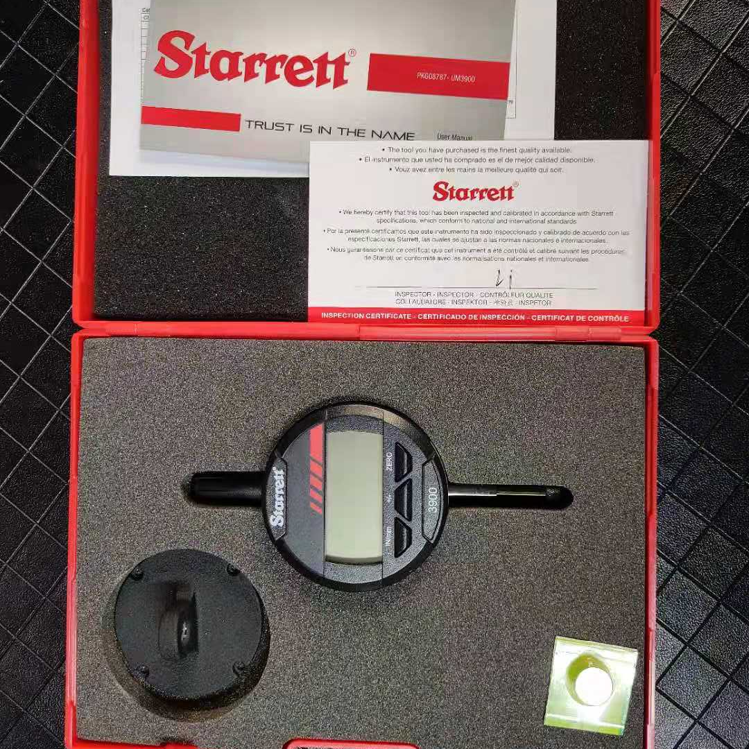 Starrett/施泰力电子指示表3900M-5盒装精密