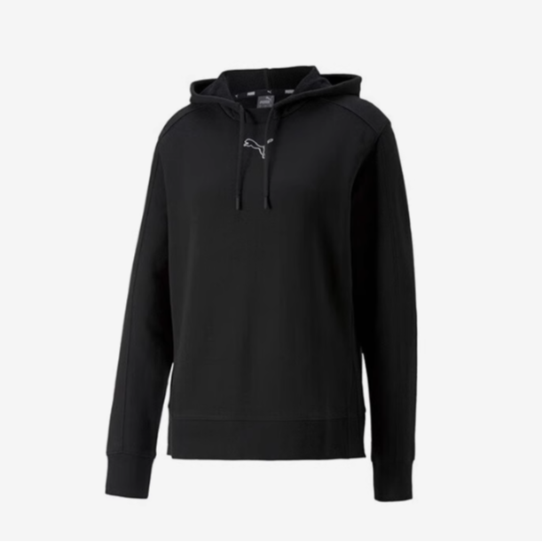 PUMA/彪马正品运动复古休闲女子透气针织连帽卫衣 673417-01