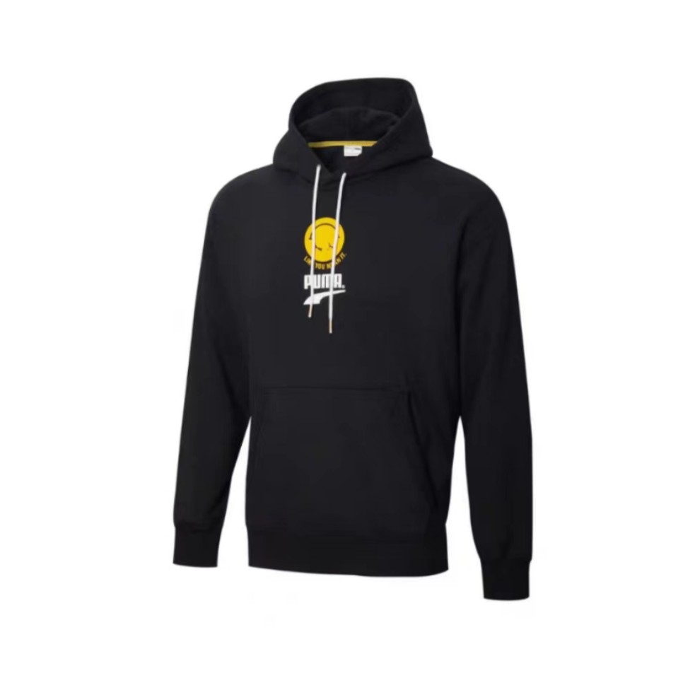 PUMA/彪马男款休闲宽松印花连帽卫衣 C424 530368-01