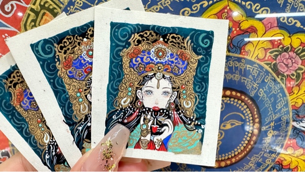圆富藏品 热贡手绘饰品 前世今生