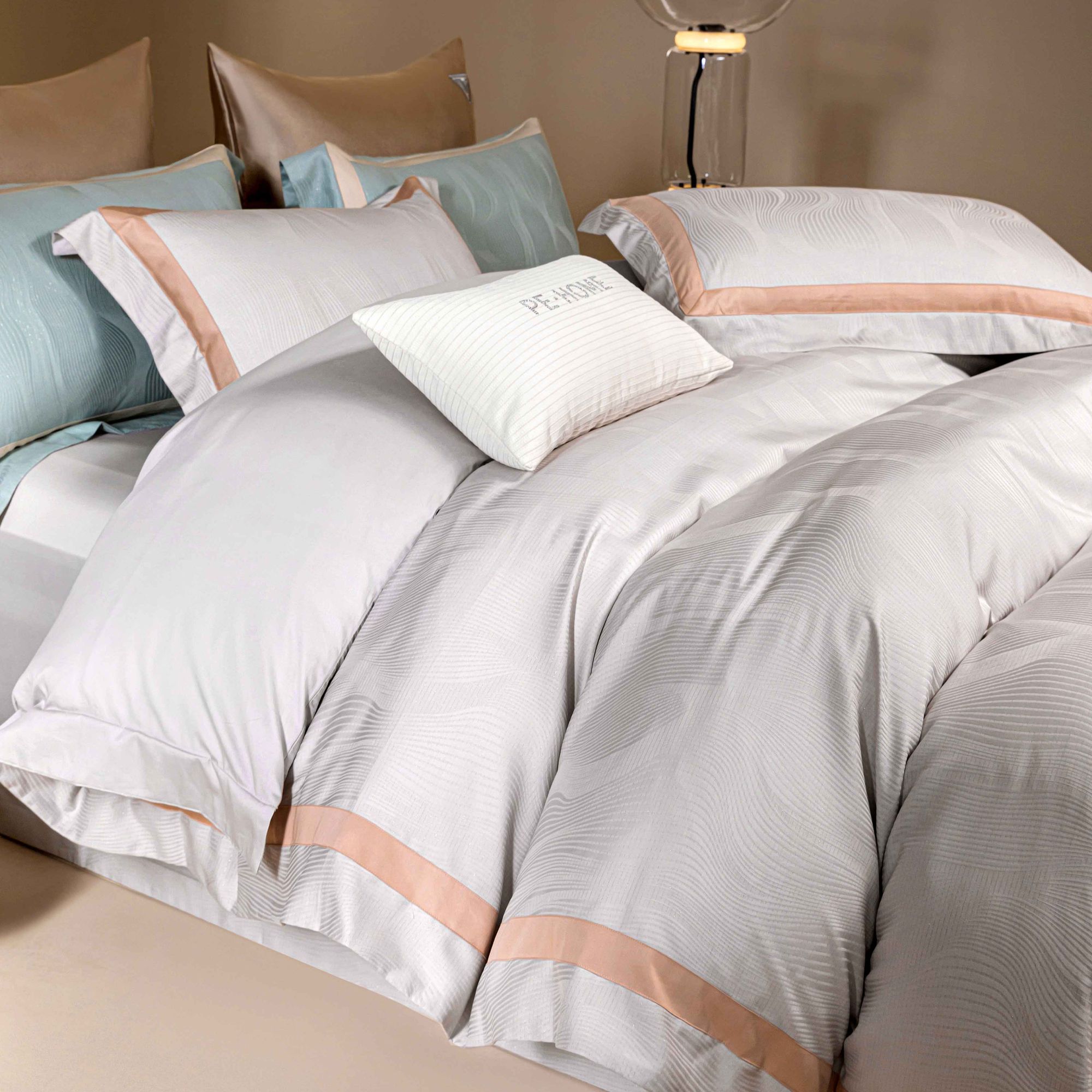 星河入梦  天丝棉四件套简约纯色欧式轻奢双面丝滑四季款床上用品