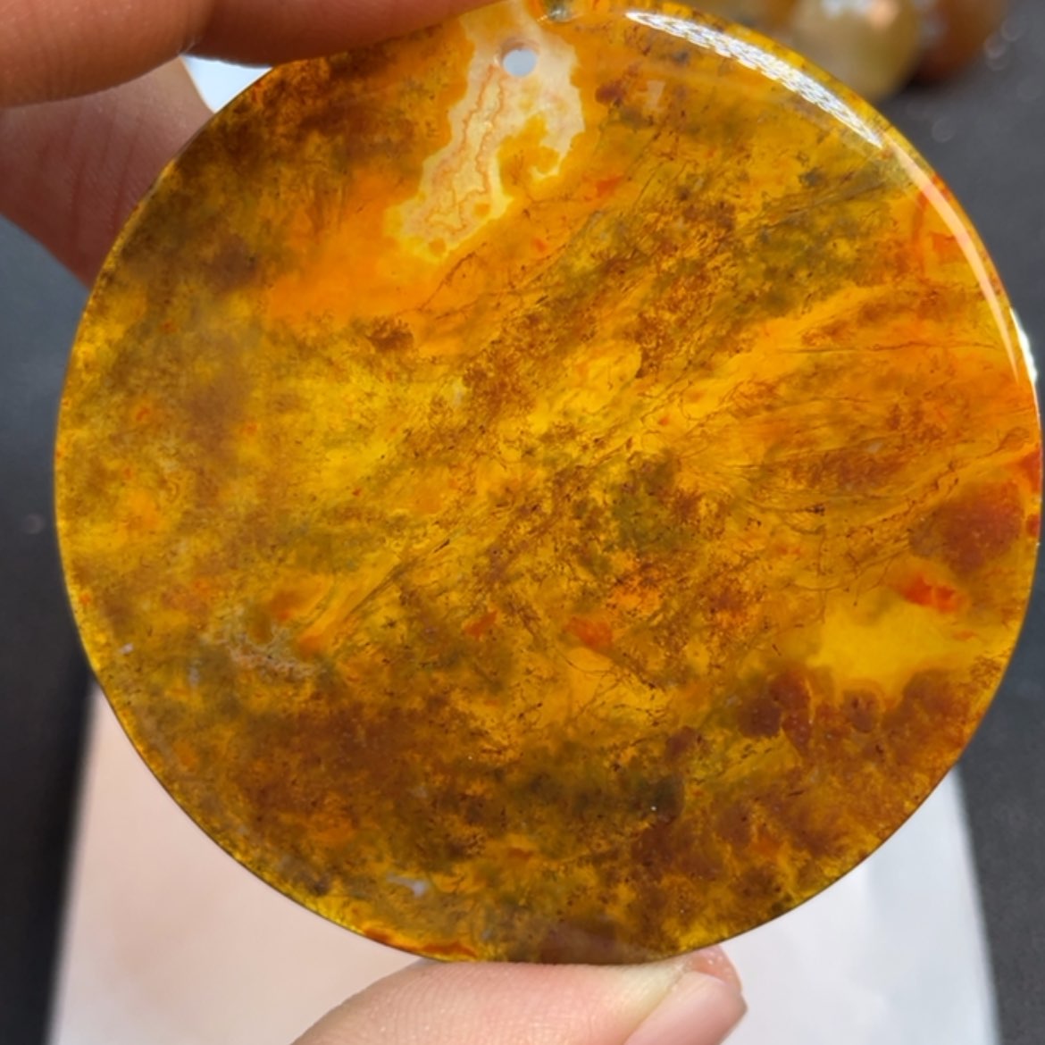 【闪购商品】玛瑙/玉髓颈饰未镶嵌兜*