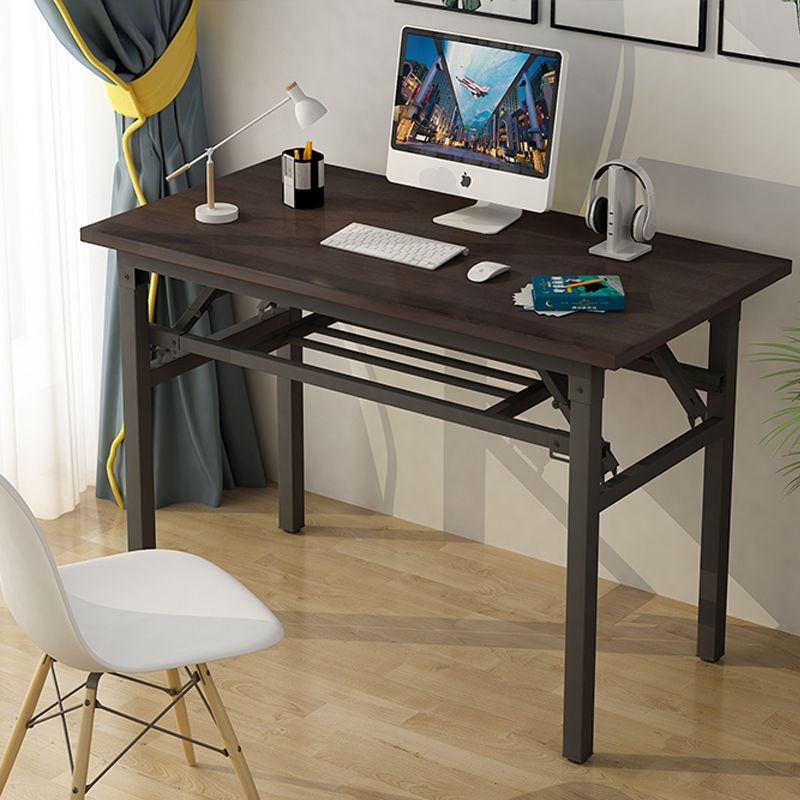 折叠桌子家用办公电脑桌长方形美甲桌书桌学习培训桌写字桌摆摊桌