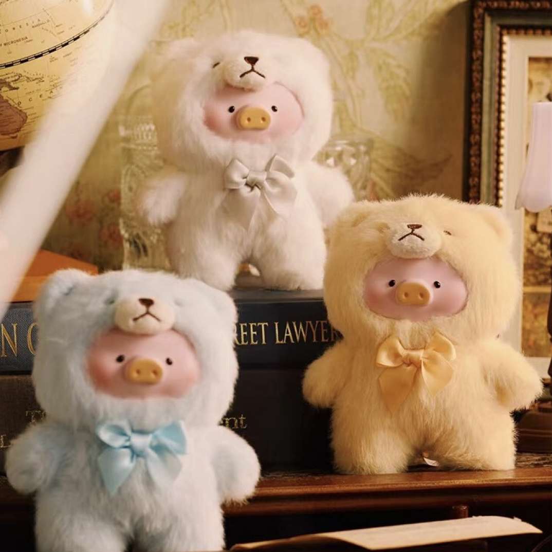 【拆盒】LULU猪搪胶毛绒系列潮玩盲盒可爱玩偶