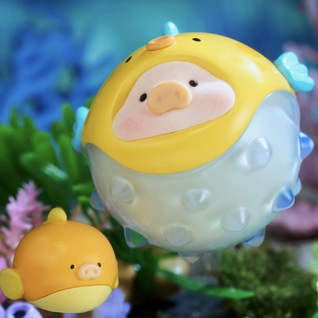 【拿铁拆盒】罐头猪LuLu海洋系列盲盒手办潮玩公仔