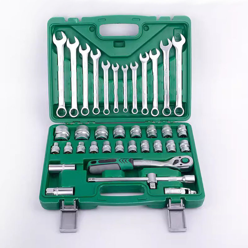 37件套汽车维修组套棘轮拆卸套筒扳手组合工具37件套装扳手组合套