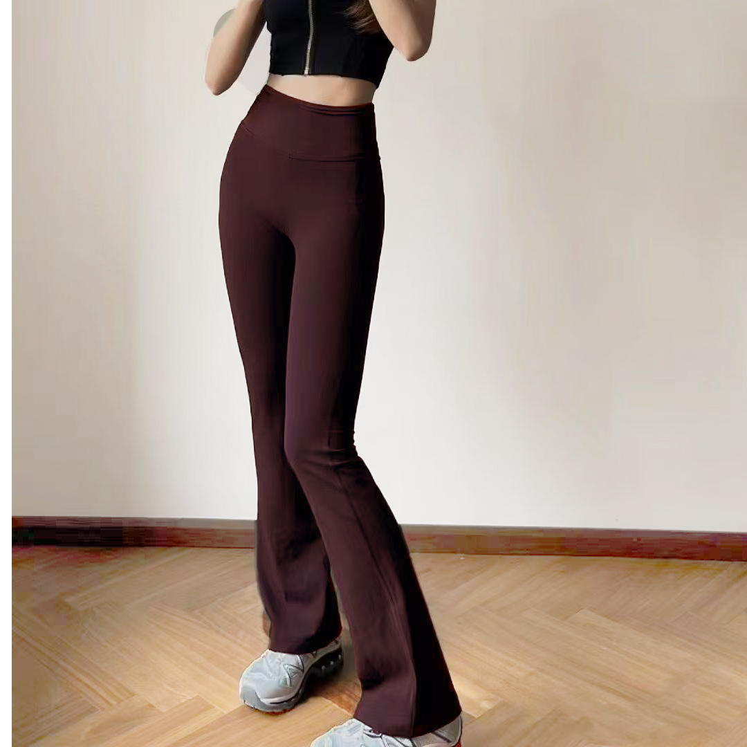 【羊杨阳专属】微磨云感喇叭裤瑜伽健身普拉提外穿无尴尬高腰提臀