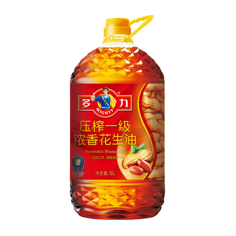 多力压榨一级浓香花生油