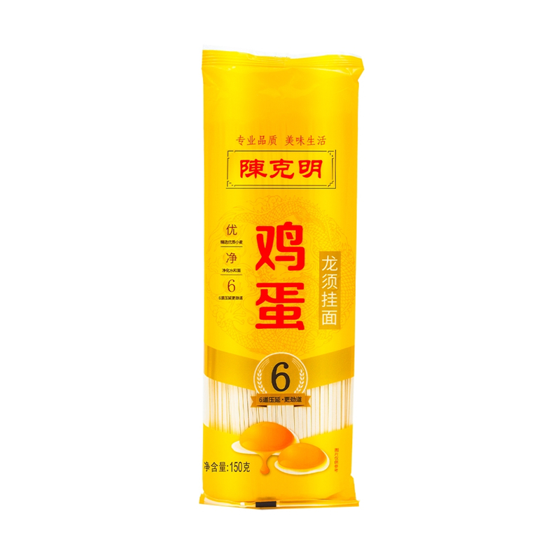陈克明鸡蛋龙须挂面 150g