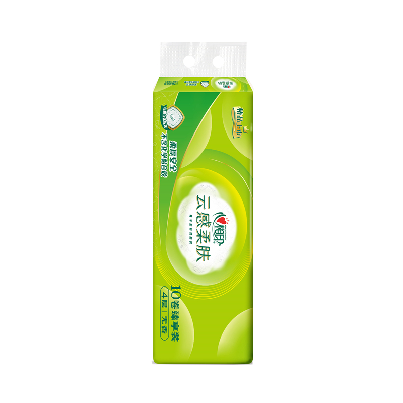 心相印云感立体压花有芯卫生纸 150g*10卷  新老包装随机
