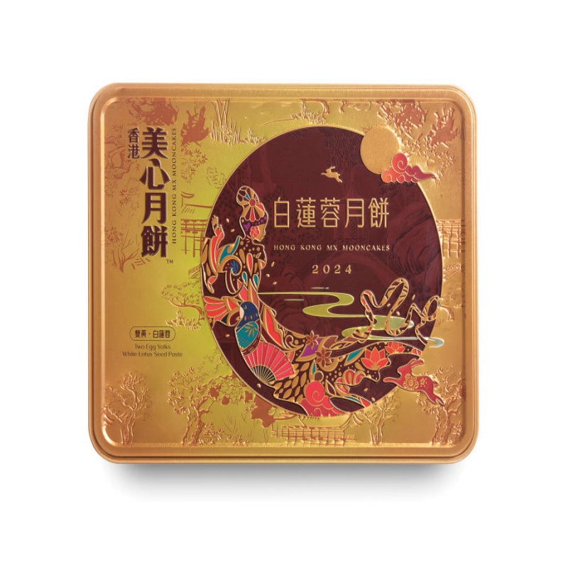 美心双黄白莲蓉月饼740g