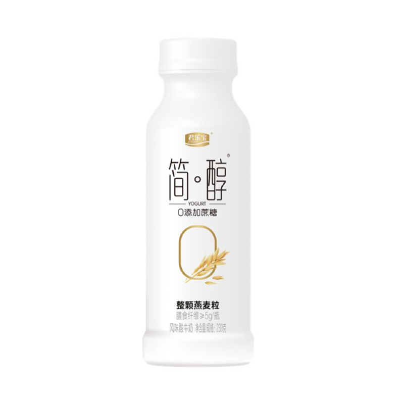 君乐宝简醇燕麦粒风味酸牛奶（0添加蔗糖）230g