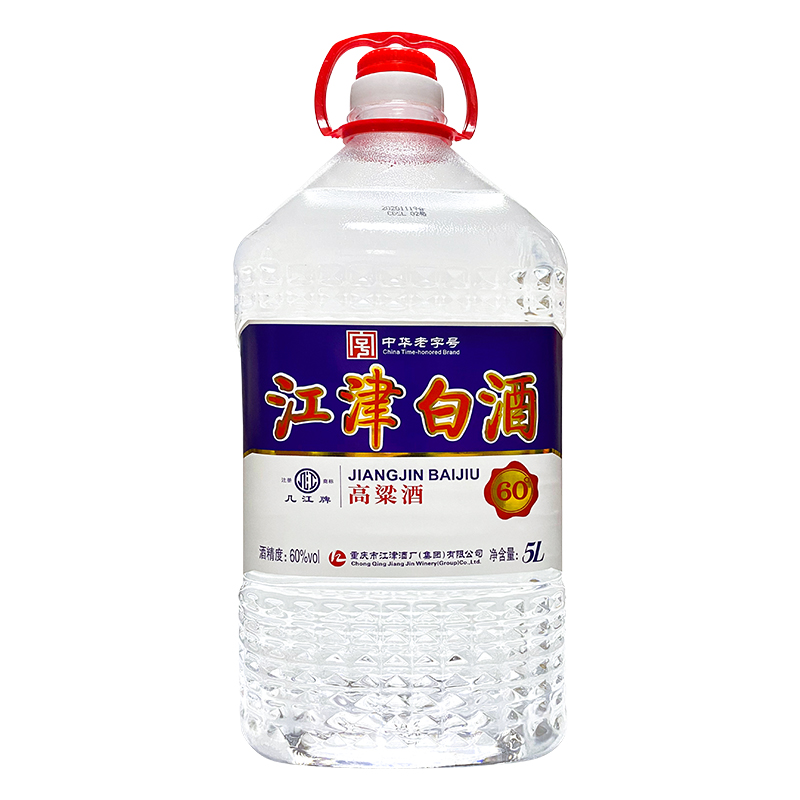 几江江津白酒（高粱酒）60%vol 5L